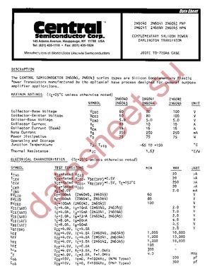 2N6045 datasheet  